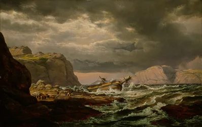 Naufragio en la Costa de Noruega